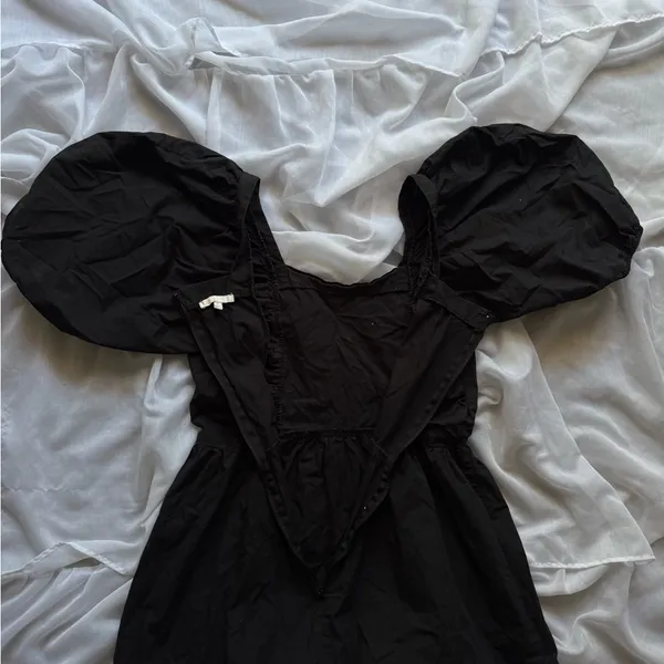 GB Puff Sleeve Mini Dress Black Size undefined - Image 8