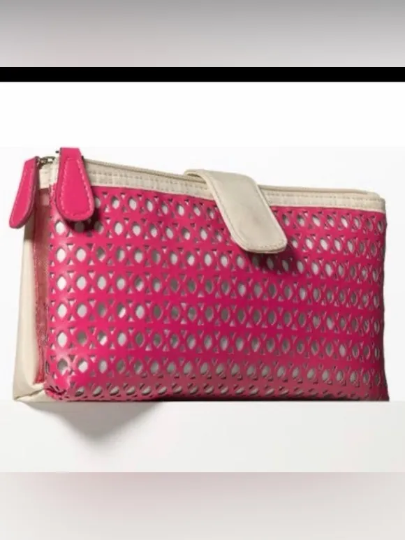 Nordstrom Beauty Spot Cosmetic Travel Makeup Case Pink Brand New - Image 12