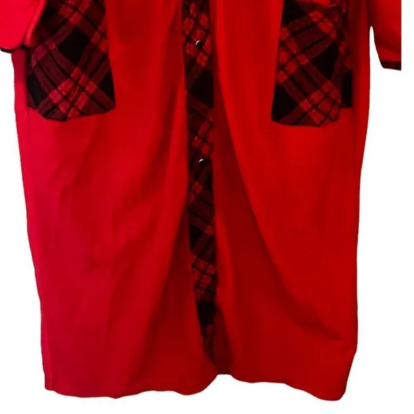Vintage Village Fair‎ Robe Red Size 2X - Image 3