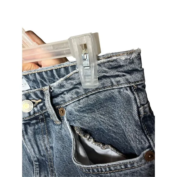 Zara High Rise Straight Jeans‎ Size 6 - Image 6