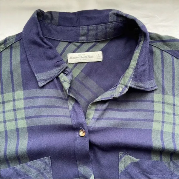 Abercrombie Flannel long sleeve- M - Image 2