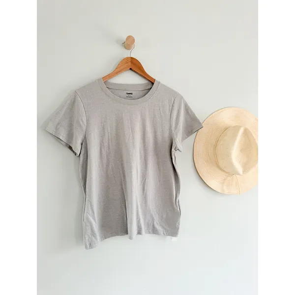 Madewell | NWT Northside Vintage Tee Light Heather Grey Short Sleeve | Sz L - Image 2
