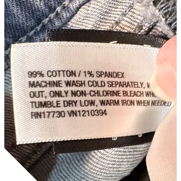 Universal Thread‎ Highest Rise Straight Jeans Blue Button Fly 6R NWT - Image 6