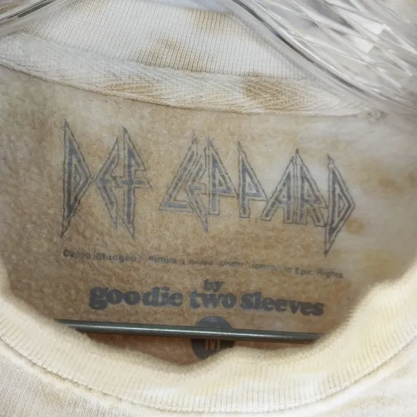 Goodie Two Def Leppard Hysteria Tie-Dye Colorful Graphic Sweatshirt - Image 3