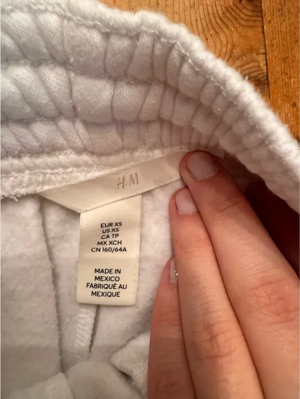 H&M White Joggers - Image 2