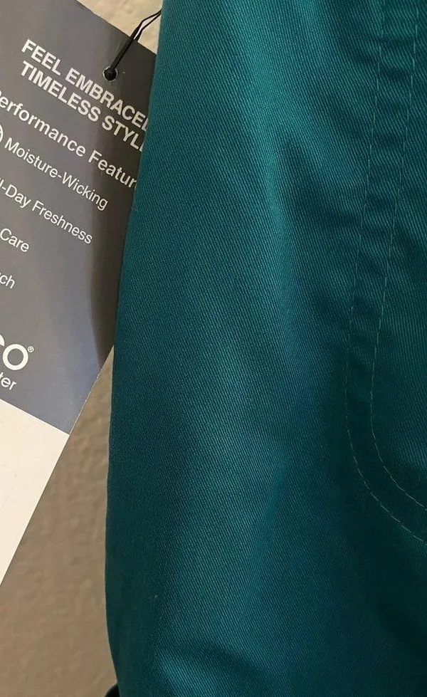 NWT Grey’s Anatomy By Barco Tie Front Cargo Pants Hunter Green Small - Image 7