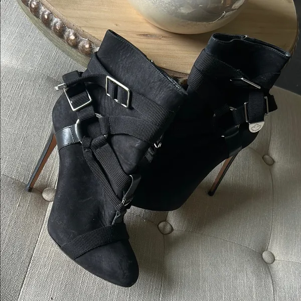 DSQUARED2 Parachute Mobile Ankle Boots Size 38 Black - Image 8
