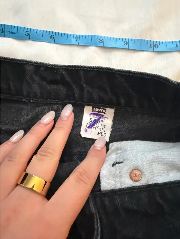 Levi’s Straight Cut Black Jeans - Image 6