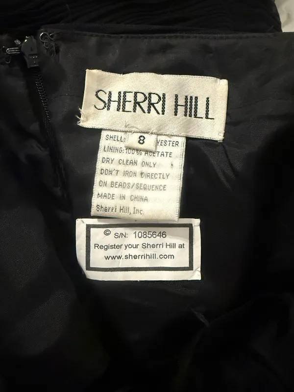 SHERRI HILL Black Homecoming Cocktail Dress - Image 11