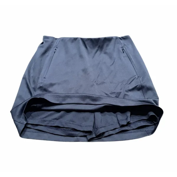 Tory Burch Sport Navy Blue Solid Golf Skirt Skort Women's Size Medium - Image 4