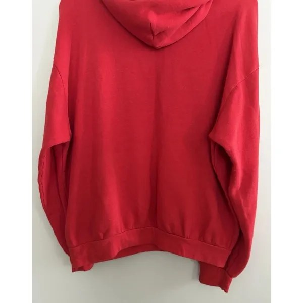 Aviator Nation Red Sox Relaxed‎ Pullover Hoodie Red Size Medium - Image 6