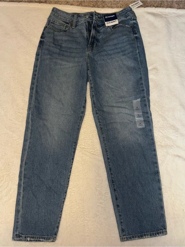 New Old Navy High-Rise OG Straight Jeans - Image 4