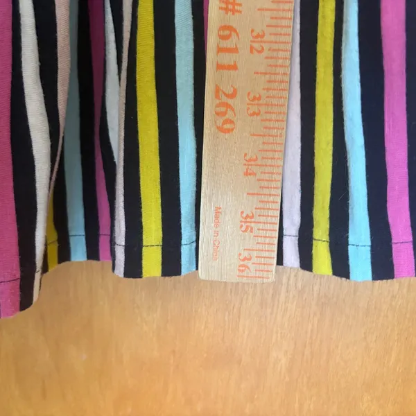 Boden Striped Jersey Dress Womens 4R Multi Color‎ Short Sleeve Cotton D0143 - Image 8