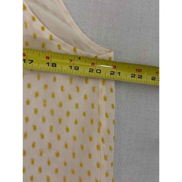 Ann‎ Taylor Polka Dotted Blouse size MP - Image 6