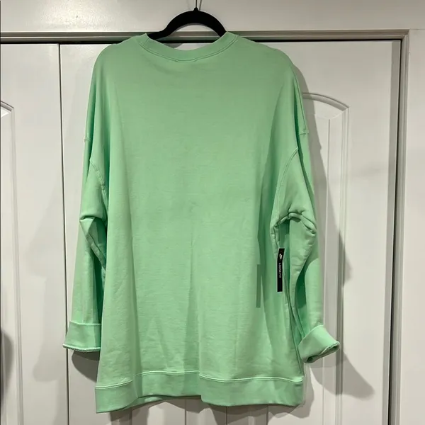 Nike Green‎ Fleece Sweatshirt Oversized Comfort XS - Image 6