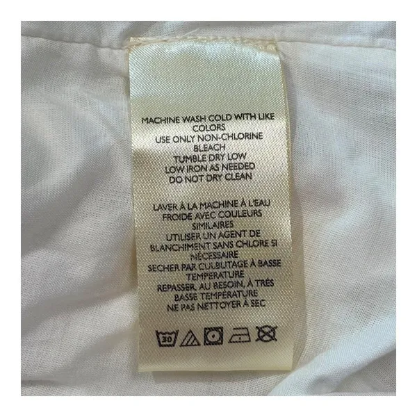 Free People Adella Mini Dress Womens Small Ivory White Boho‎ Open Back Button - Image 14