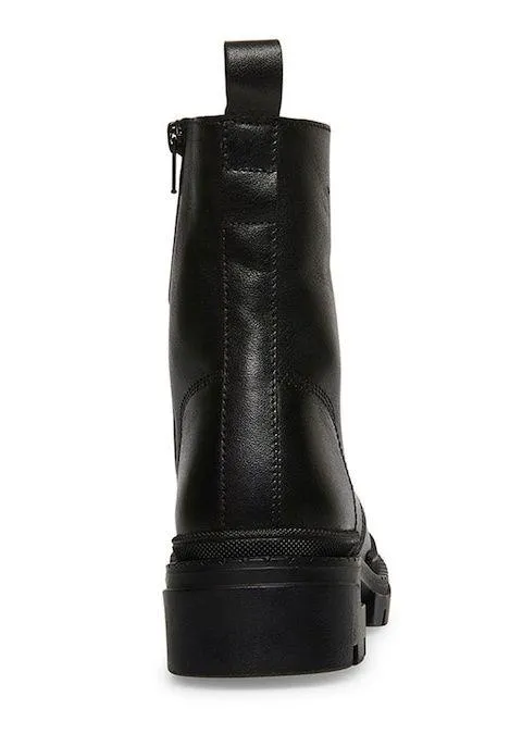Black Leather Jamisyn Combat Boots - Image 4
