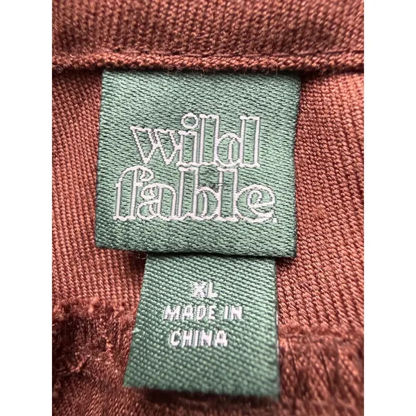 Wild Fable Women's Brown Pleated Mini Skirt Size XL - Image 6
