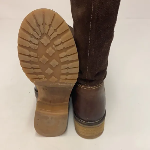 SBICCA JAVAN LEATHER RIDING BOOTS KNEE-HIGH BOOTS size 8.5 B23A‎ - Image 9