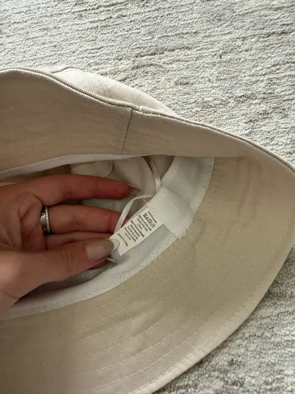 Neutral Beige Bucket Hat - Image 3