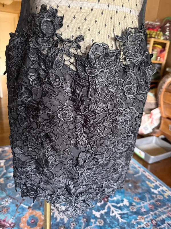 Lace Dress Black Size M - Image 4