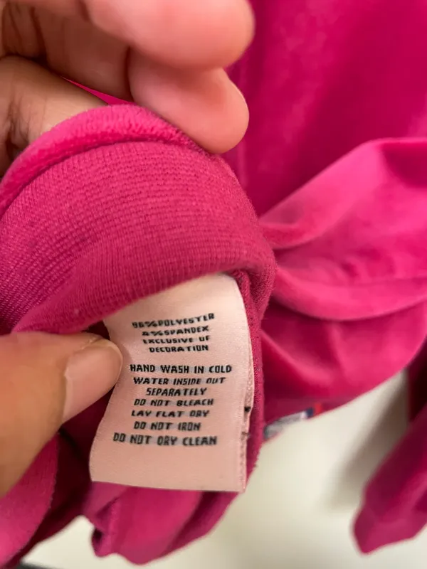 Juicy Couture Velour Hoodie Pink - Image 5