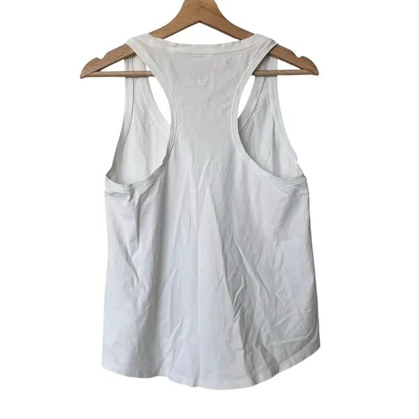 Lululemon White Racerback Sleeveless Tank Top size 6 - Image 2