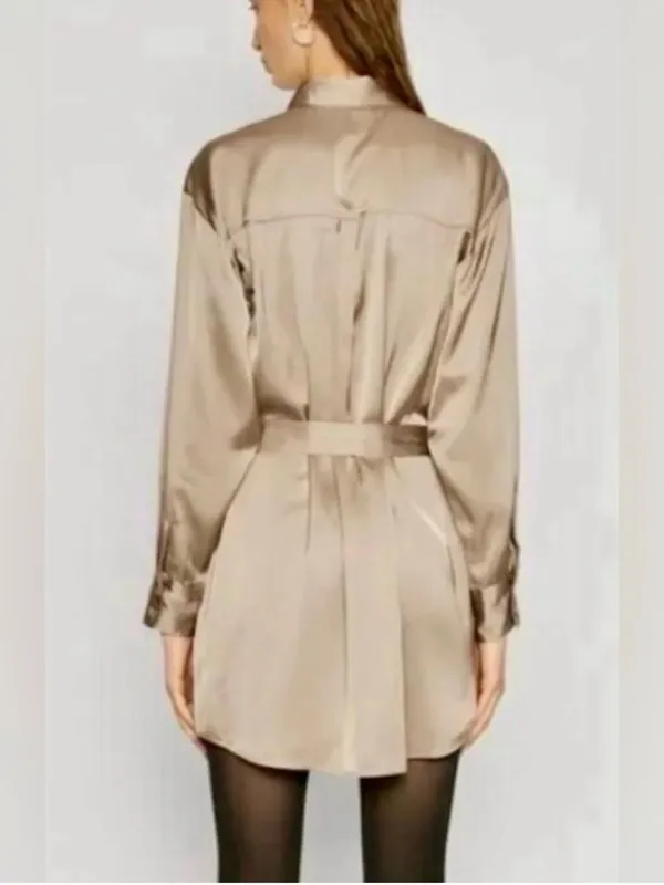 Abercrombie and Fitch Satin T-Shirt Dress - Image 2