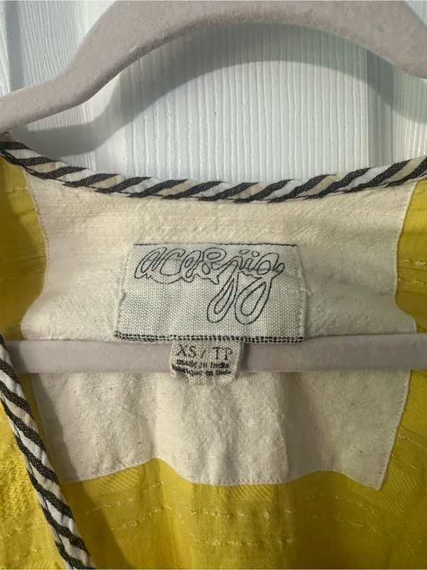Ace & Jig Yellow Traipse Dress - Image 4
