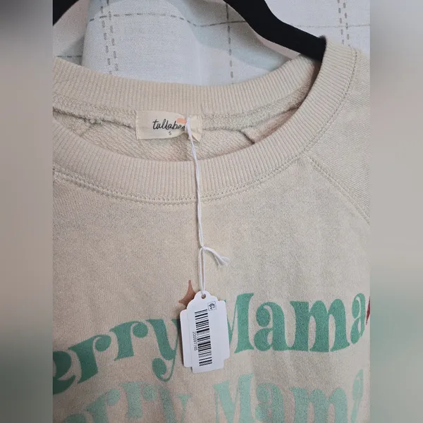 Altar'd State Merry Mama Cream Sweater - Image 3