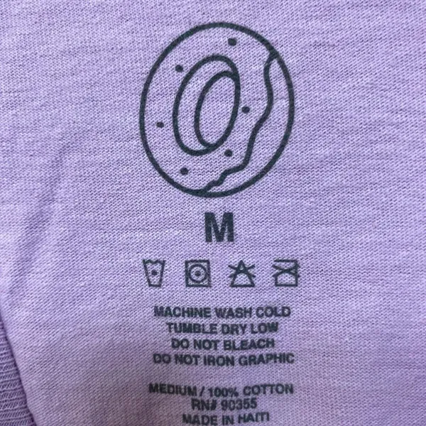 Odd future Embroidered Logo Purple Tshirt size Medium - Image 4