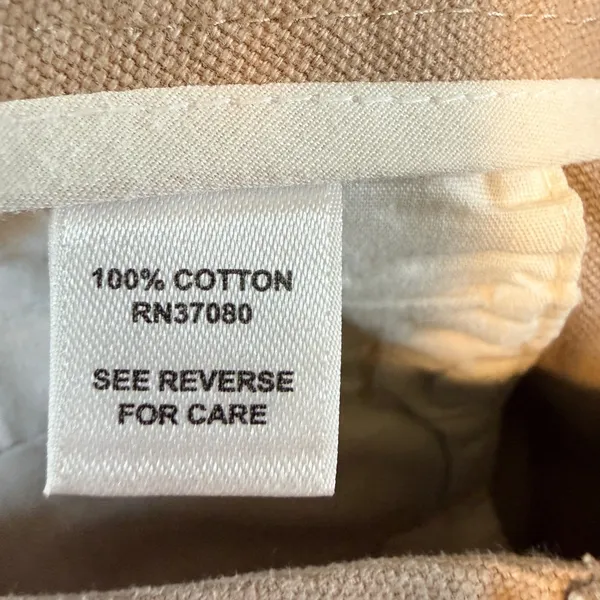 Cato Capri Pants Women 14 Tan Cotton Twill Front Patch Pocket Cropped - Image 4