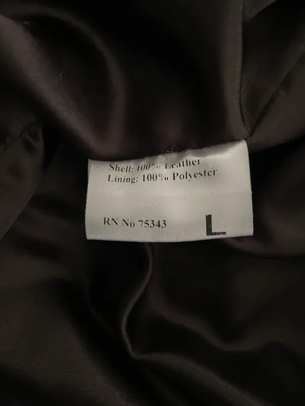 Olly Vintage  100% Leather Jacket - Image 4