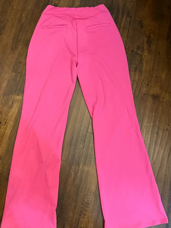Halara Flex High Waisted Side Pocket Slight Flare Work Pants Size Medium Tall - Image 4