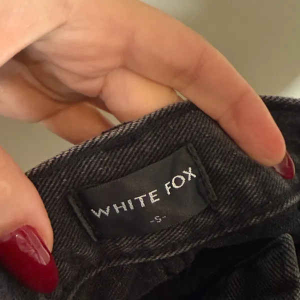 White Fox Boutique Acid Black High Rise Jeans - Image 4