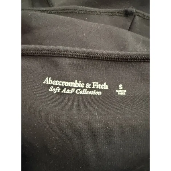 Abercrombie & Fitch Soft A&F Collection Black Sweetheart V-Notch Bodysuit‎ Small - Image 5