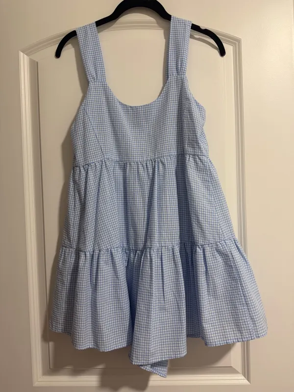 She & Sky Romper mini dress size small - Image 6