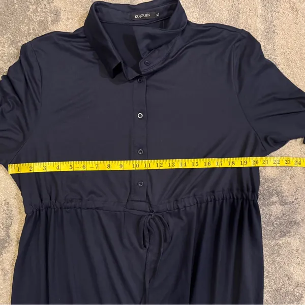 Women’s Kojooin Blue Dress with Ties - Image 5