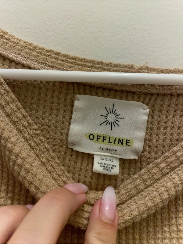 Offline by Aerie Waffle-Knit Crop Tank - Image 5
