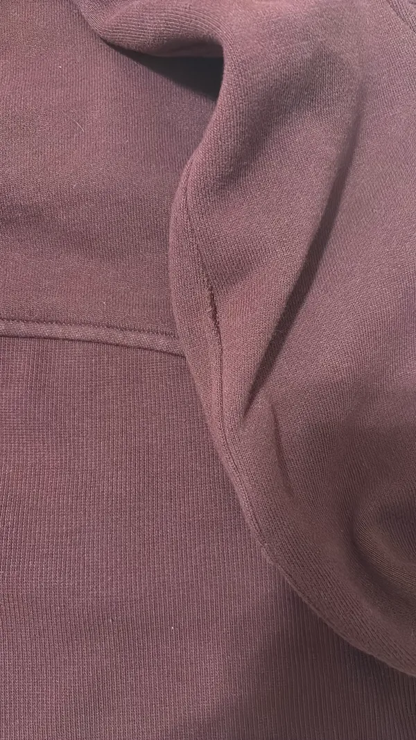 Lululemon maroon cropped sweatshirt - Image 8