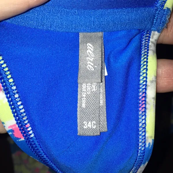 🔵Aerie blue floral bikini swimsuit! Bridget style - Image 7