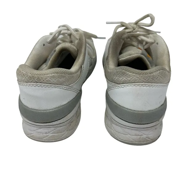 New Balance Size 7‎ Sneakers White Gray Lace Up Running Jogging Exercise Gym - Image 3