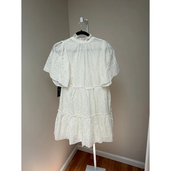 NEW Tuckernuck White Eyelet Crawford Dress Size XXS - Image 7