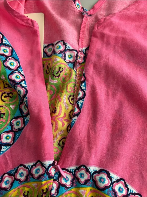 Pink NWT romper size 8/Small beach coverup summer vacation - Image 3
