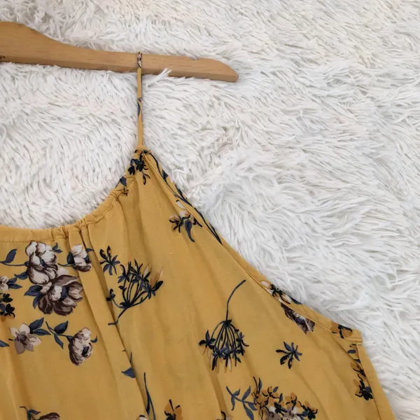 Brandy Melville rare yellow floral Blanche romper - Image 6