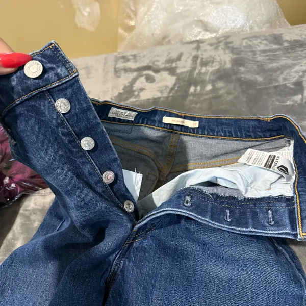 Levi's Ribcage Bootcut Women 27 High Rise Dark Wash Denim Jeans High Waisted - Image 12