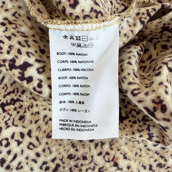 Faithfull the Brand Maggie Midi Dress in the Charlie Leopard Print - Image 7