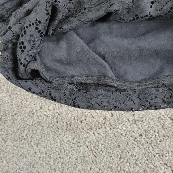 Urban Outfitters x Out from Under Womens Tube Top Medium Black Iris Lace Bra - Image 7