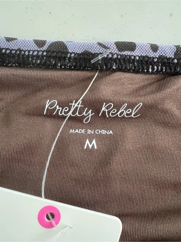 Pretty Rebel Animal-Print tube top size M - Image 4