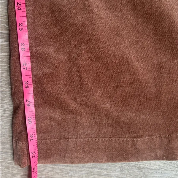 Anthropologie Pilcro Pull-On Mid-Rise Velvet Retro Flare Pants 32 - Image 9